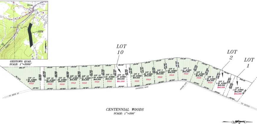 Centennial Woods Subdivision Lot No. 2